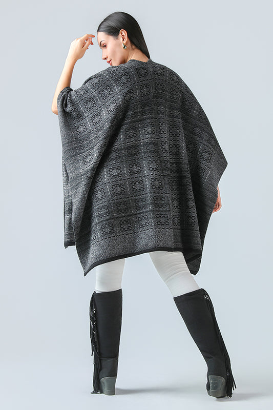 Charcoal Mist Cape