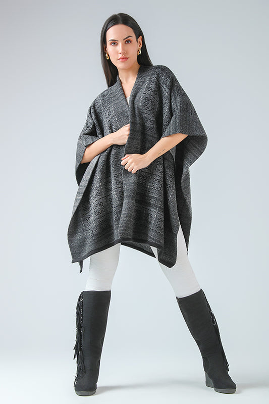 Charcoal Mist Cape