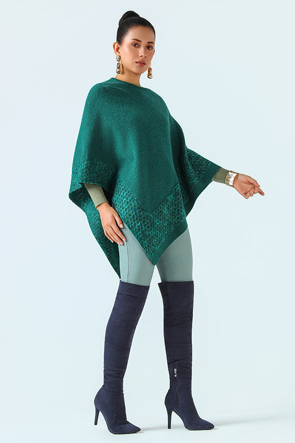 Verde Alpino Poncho