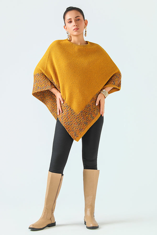 Saffron Brume Poncho