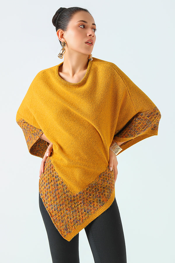 Saffron Brume Poncho