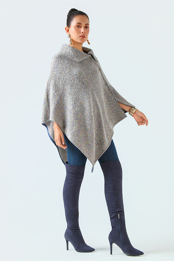Sable Écume Poncho