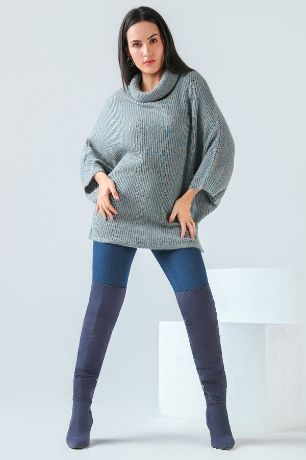 Mistwood High-Neck Poncho