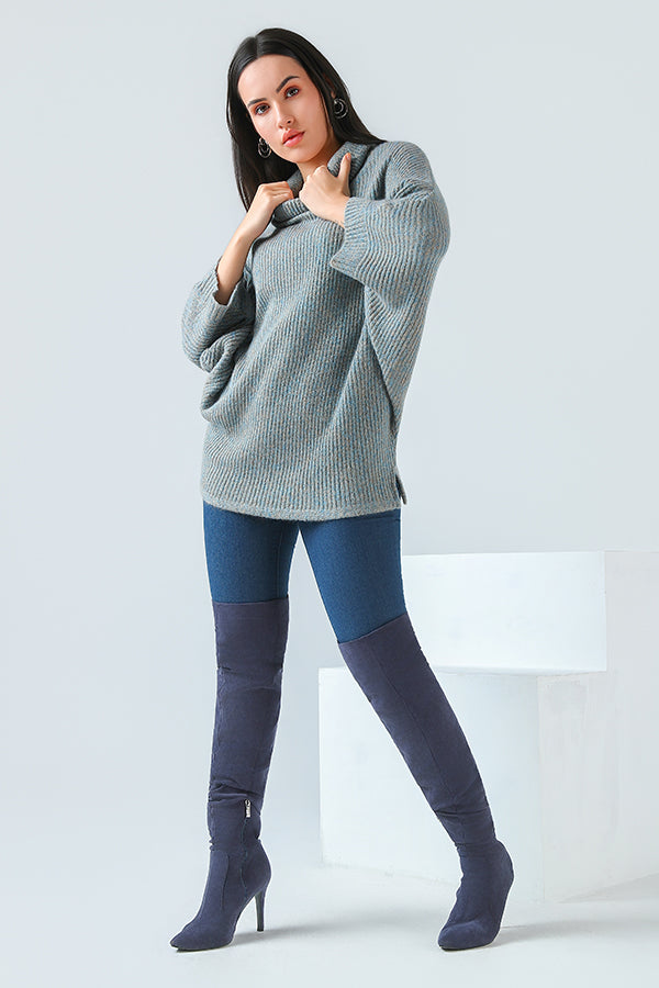 Mistwood High-Neck Poncho