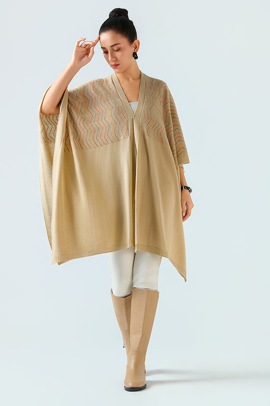 Sable Tissé Cape