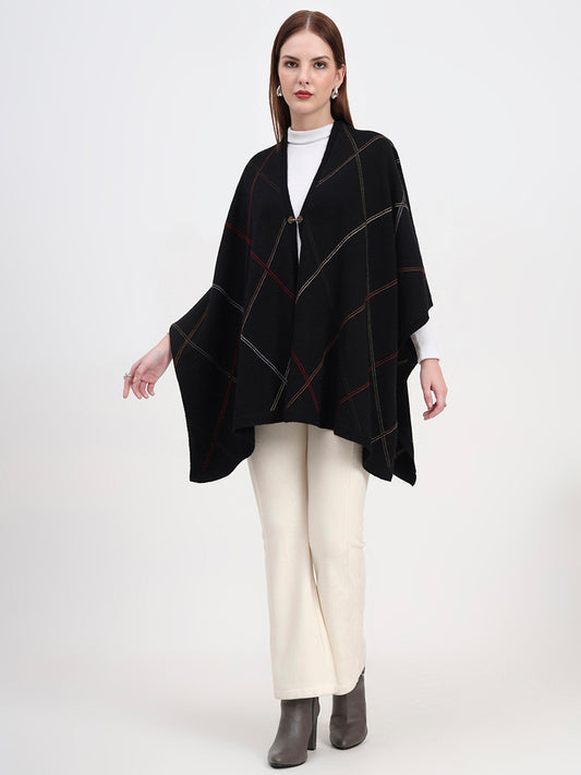 Ebony Grid Cape