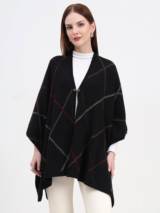 Ebony Grid Cape