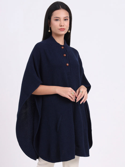 Bluehaven Buttoned Poncho