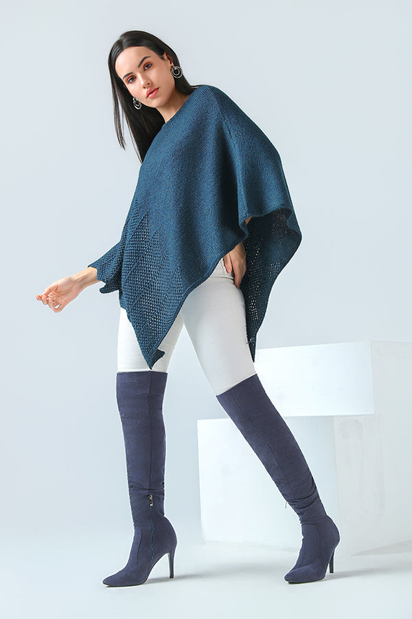 Midnight Navy Poncho