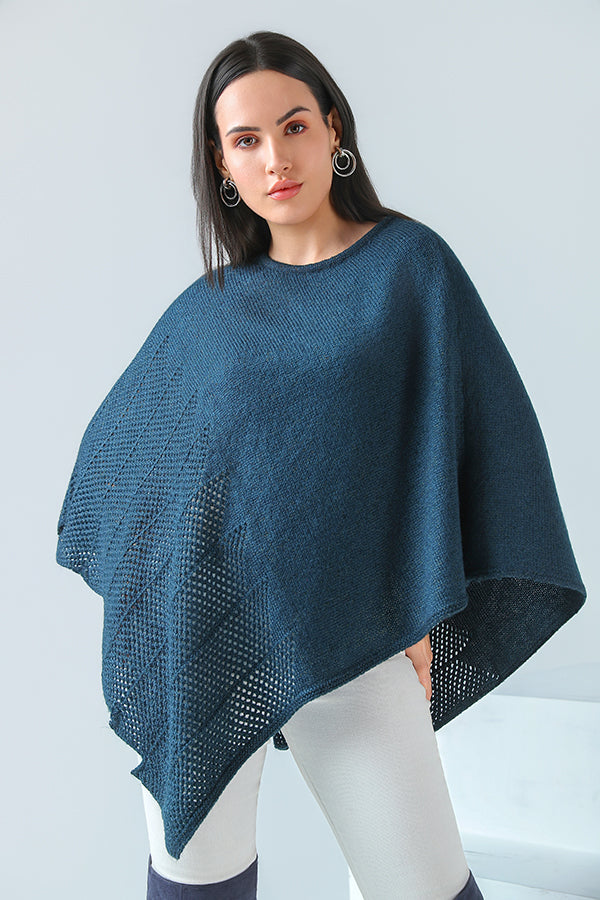 Midnight Navy Poncho