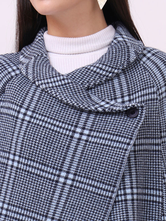 Navy Highlands Poncho