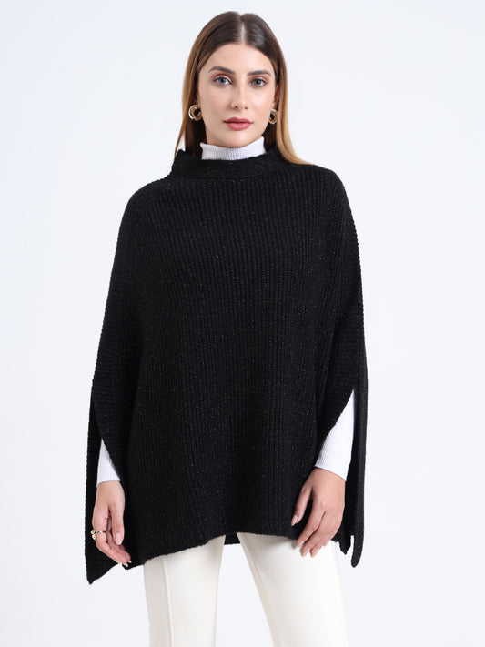 Noir Radiance Poncho