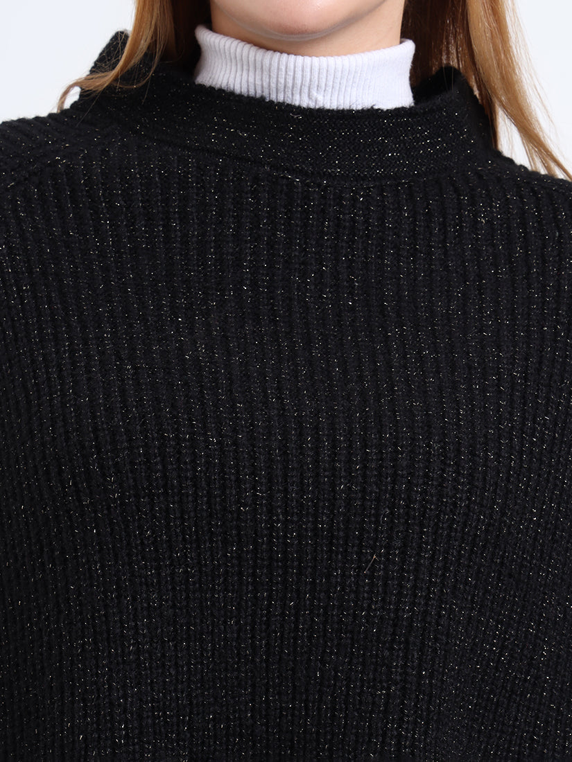 Noir Radiance Poncho
