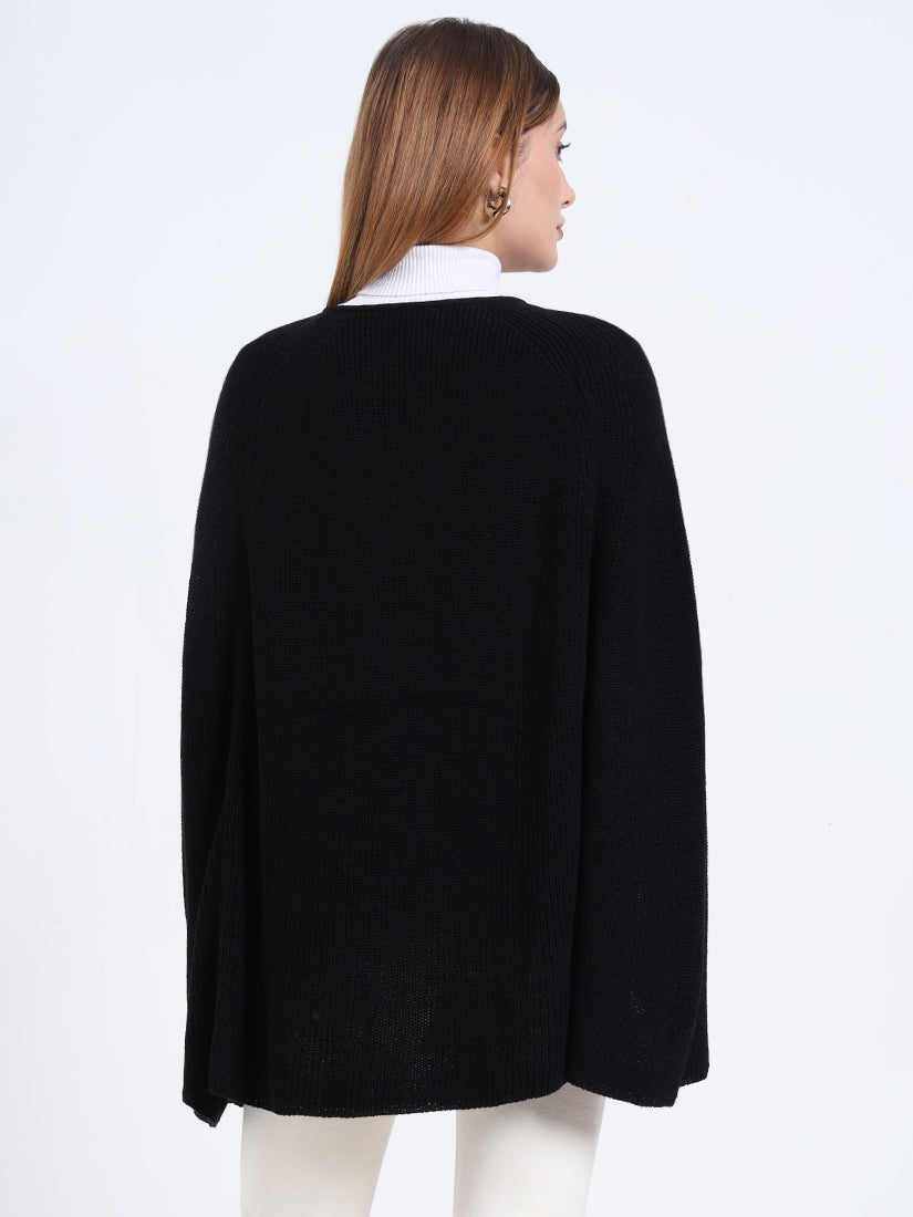 Noir Radiance Poncho