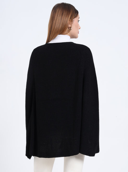 Noir Radiance Poncho