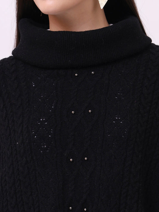 Midnight Pearl Poncho