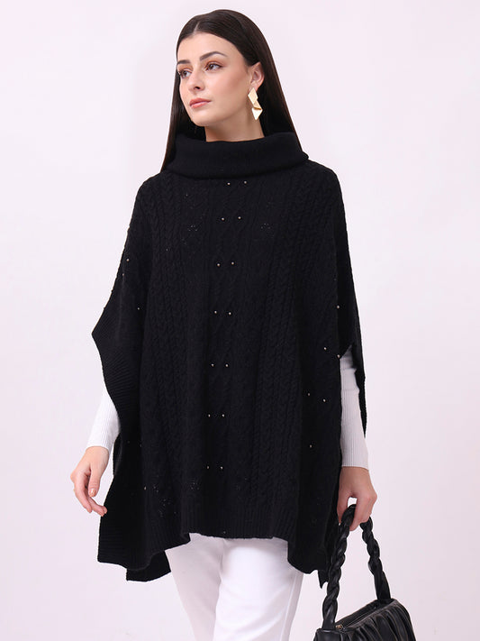 Midnight Pearl Poncho