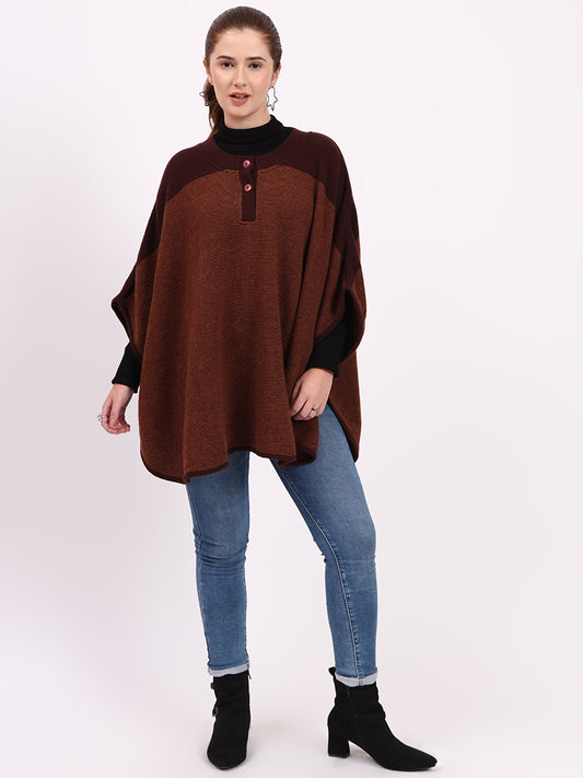 Chestnut Crest Poncho