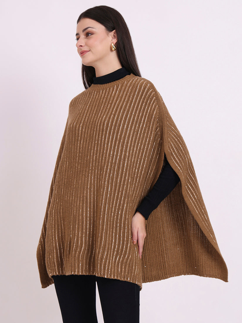 Camel Dune Poncho