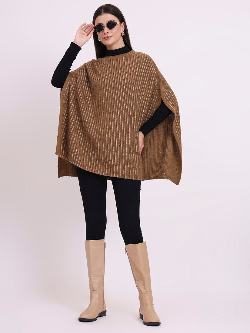 Camel Dune Poncho