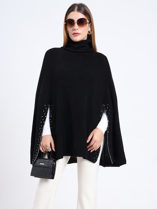 Noir Grace Poncho