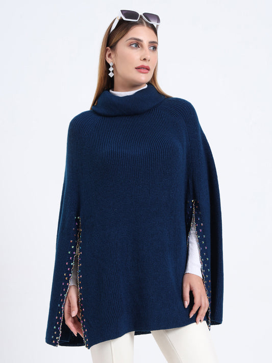 Cobalt Aura Poncho