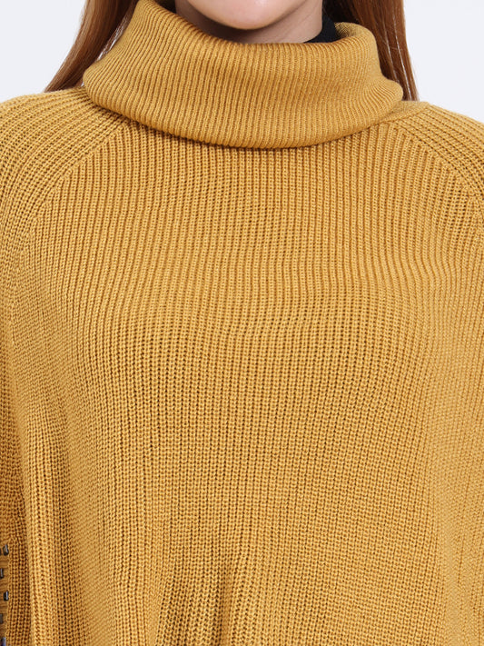 Golden Saffron Poncho