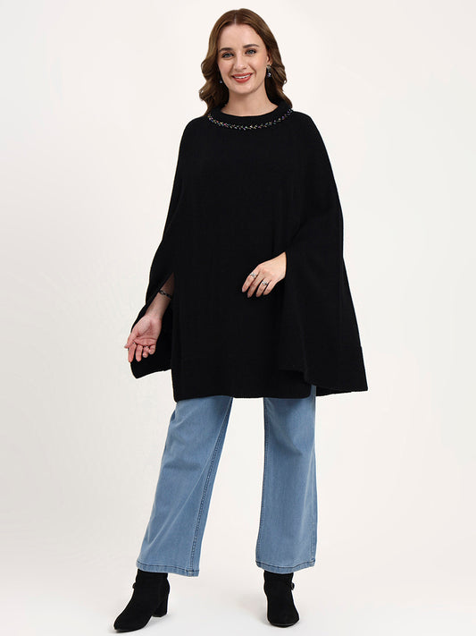 Nocturne Midnight Jewel Poncho