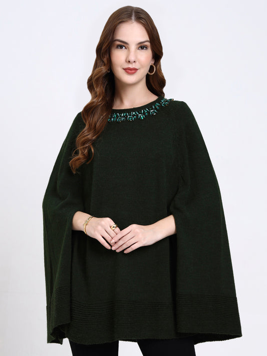 Emerald Crest Poncho