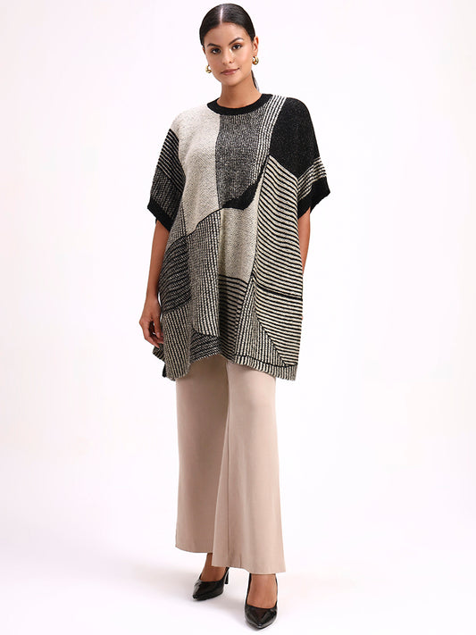 Charcoal Atelier Poncho