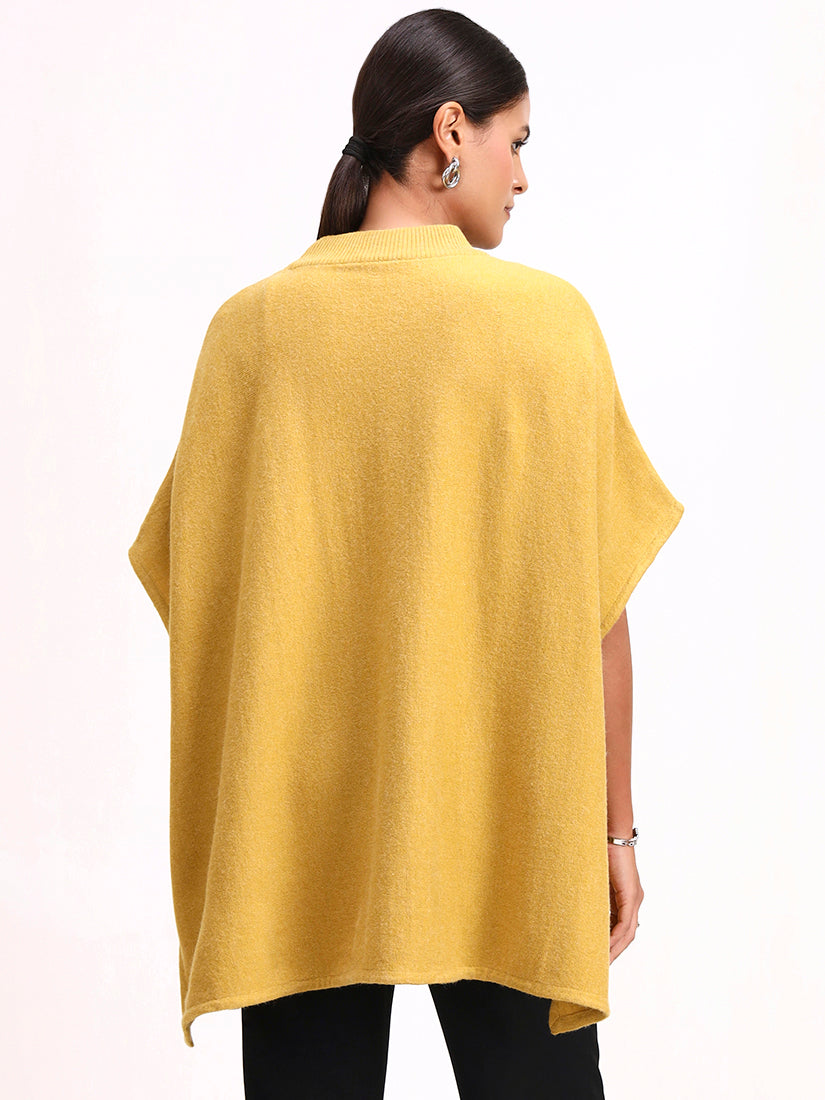 Ochre Mosaic Poncho
