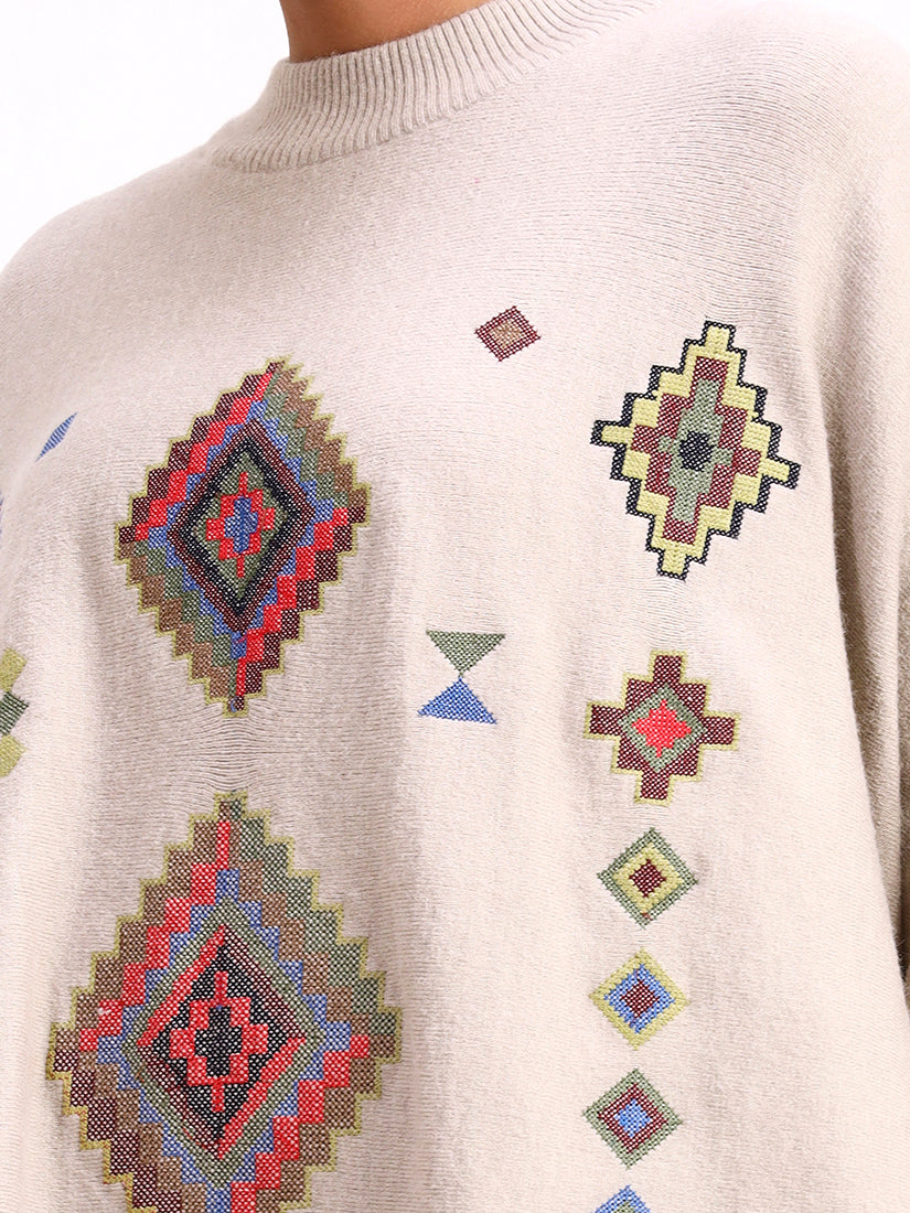 Sable Mosaic Poncho