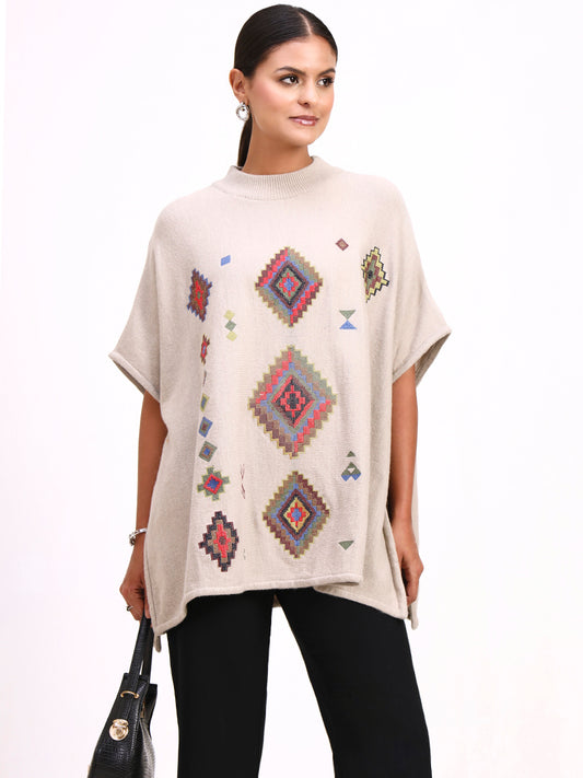 Sable Mosaic Poncho