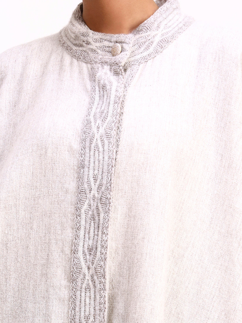Céladon Tissé Cape