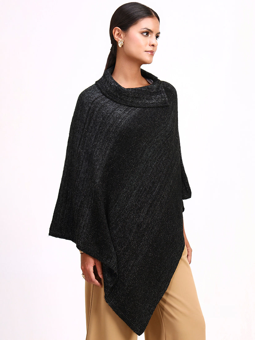 Obsidian Cowl Poncho