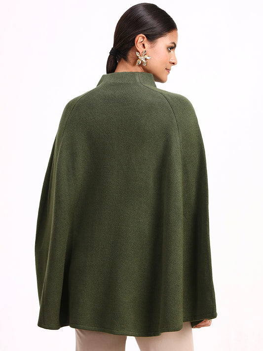Olive Arabesque Cloak