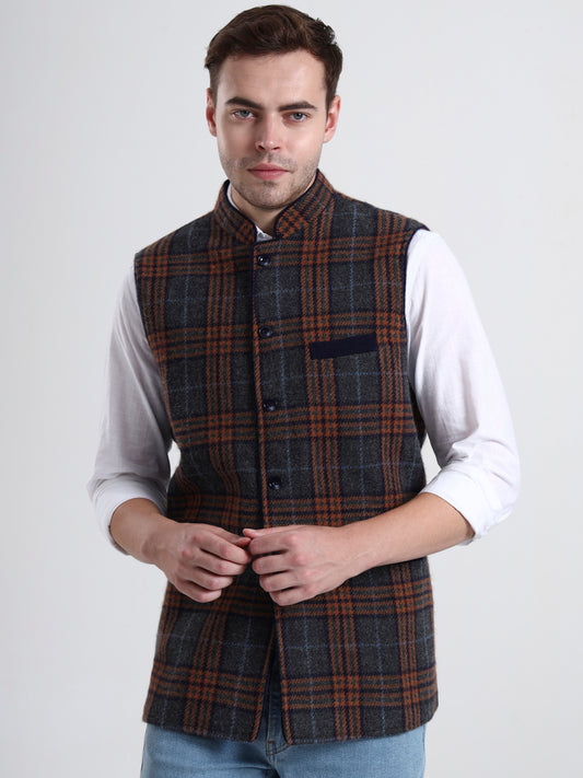 Lochmere Tartan Lambswool Waistcoat