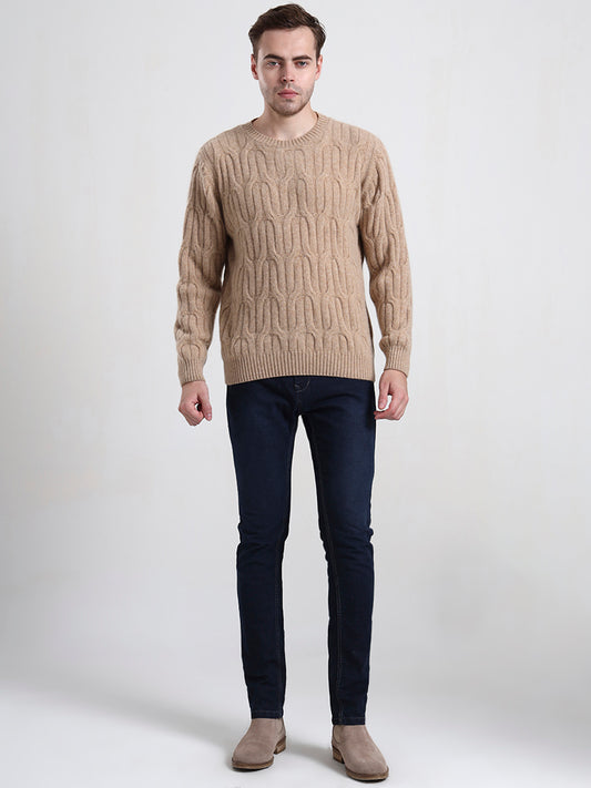 Highland Cable Fawn Sweater
