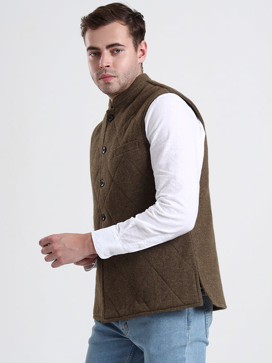 Alder Lambswool Quilted Waistcoat