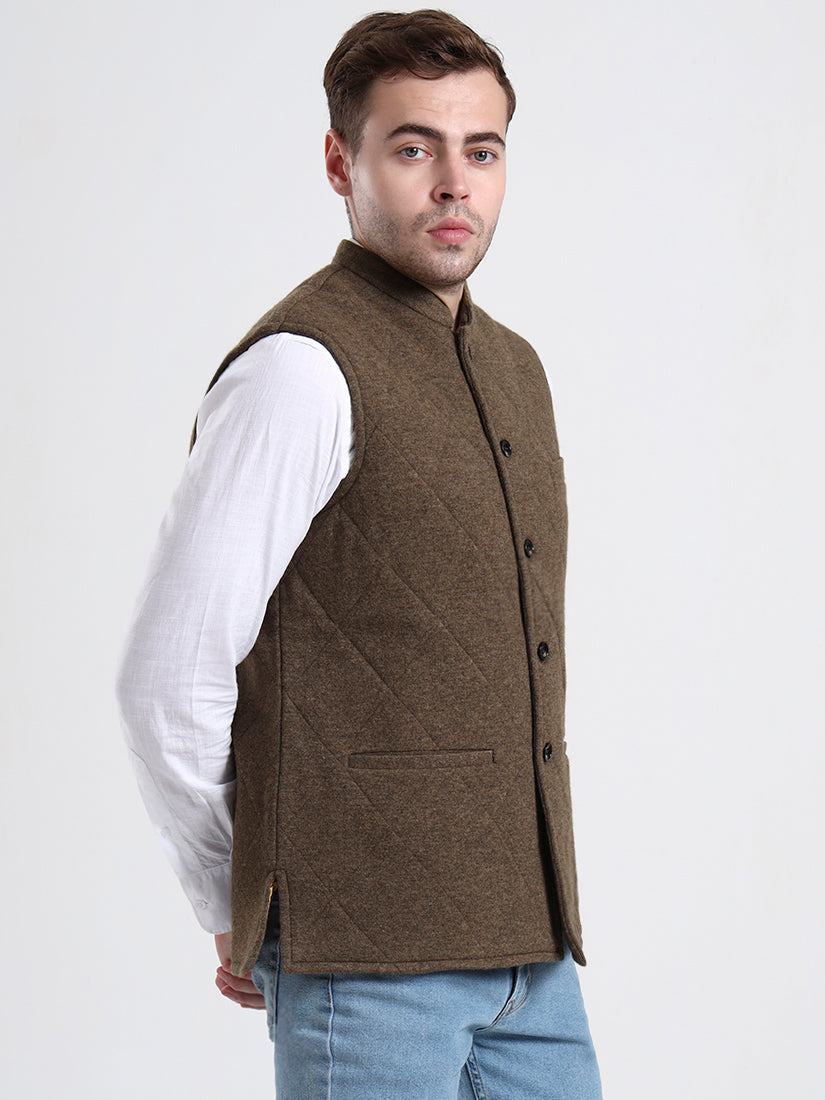 Alder Lambswool Quilted Waistcoat