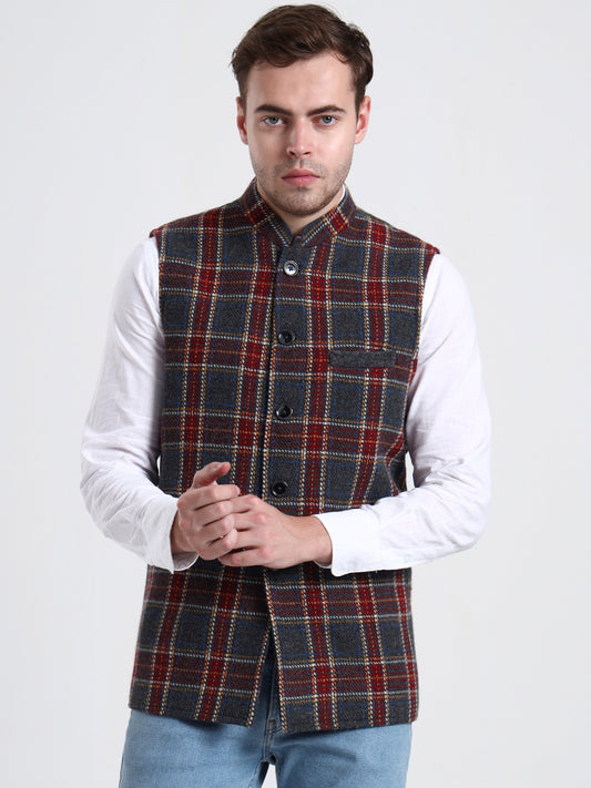 Cairn Tartan Lambswool Waistcoat