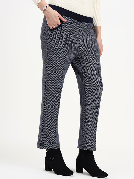Aven Twilight Herringbone Trouser