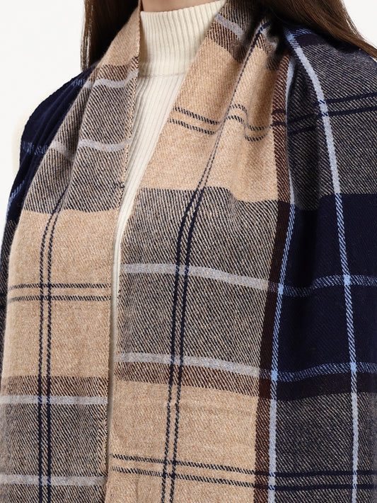 Classic Oxford Camel Check Scarf