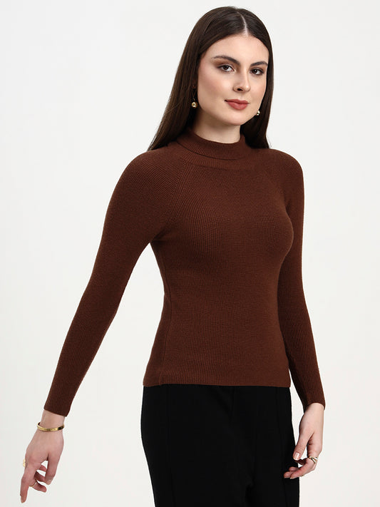 Burnt Hazel Knit Skivi