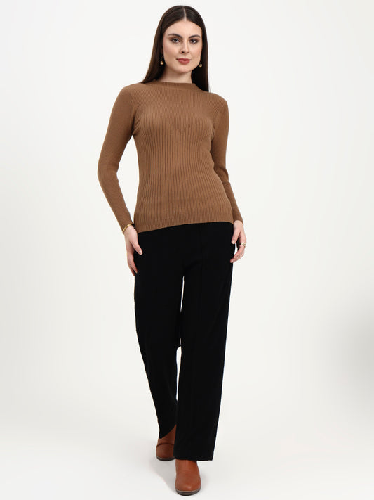 Moorside Caramel Knit Skivi