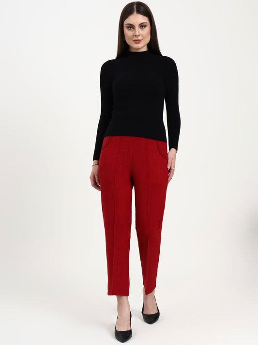 Crimsonline Herringbone Knit Trouser