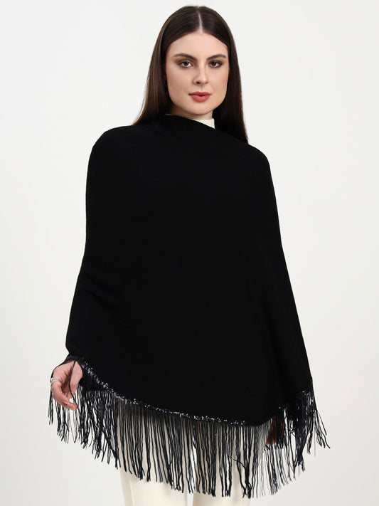 Obsidian Fringe Cape