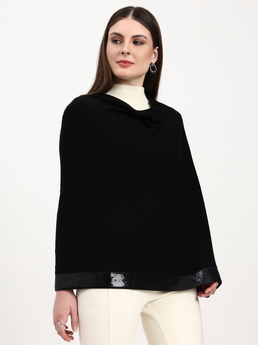 Noir Dusk Sequin Wrap