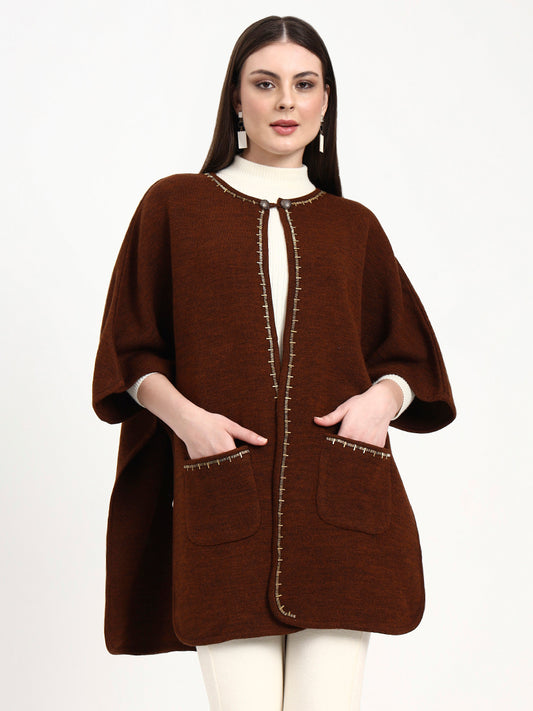 Noelle Amber Border Cape