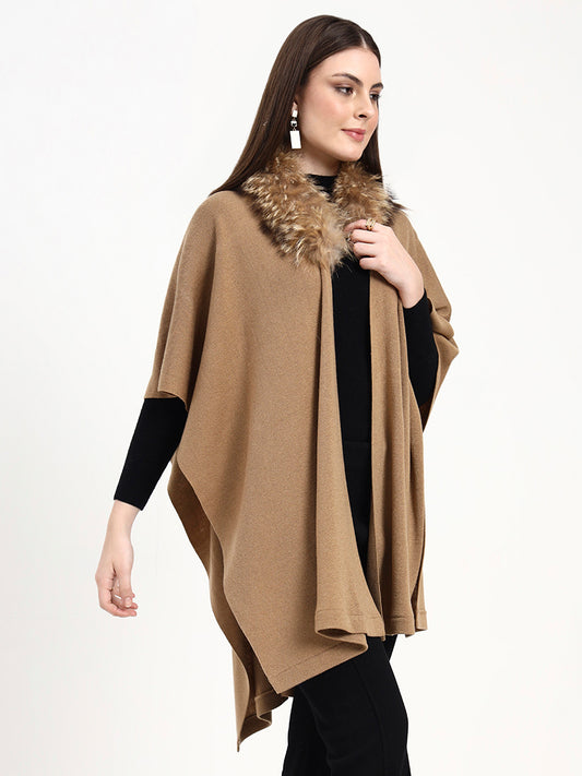 Sandstone Classic Fur Cape